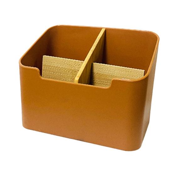 Storage Box Clutter-Free Desktop Organizer Remote Control Stationery Holder Workspace Tidy Box Office Supplies