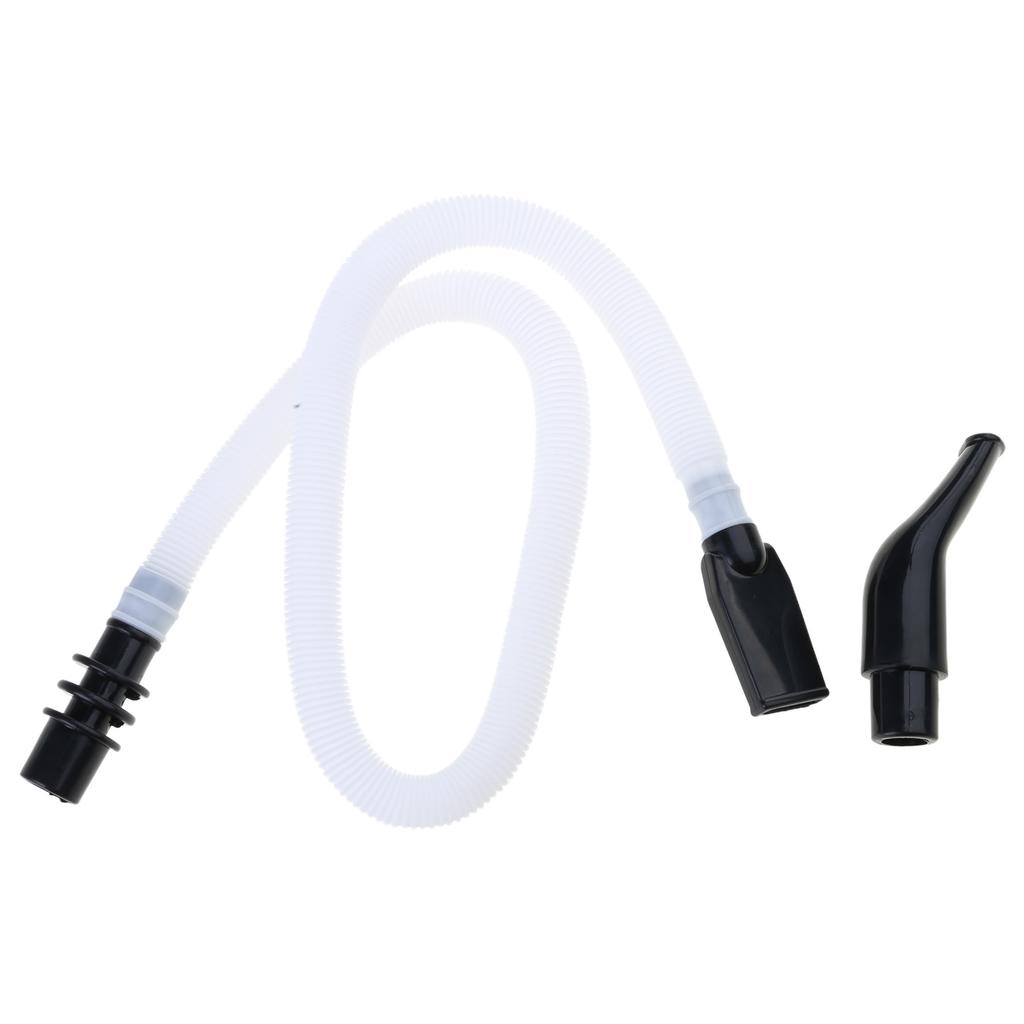 Melodica Strumento Piano a Soffio Piano a Bocca 57cm Lungo Tubo Flessibile in Plastica e Bocchino Parti di Ricambio per Pianica