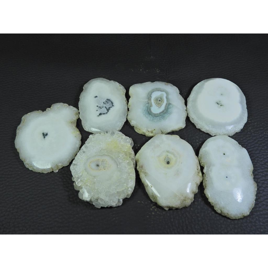 548Cts. Dyed Solar Druzy Agate Mix Shape Cabochon Loose Gemstone 07 Pcs Lot A-707