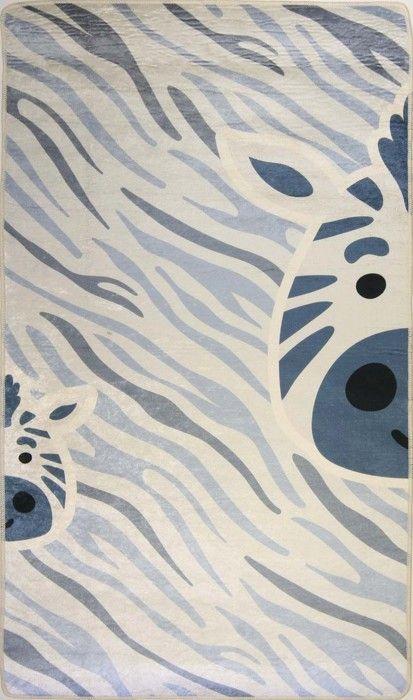Tapis ZEBRE Bleu, Dimension: 120x160