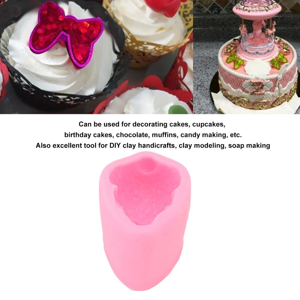 Non Stick Surface 3D Rabbit Mold Easy Release Baking Mold Reusable Candle Mold Candle Soap Craft