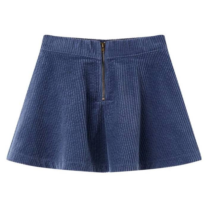 Corduroy Skirt with Pockets for Children Navy Blue 92/104/116/128/140