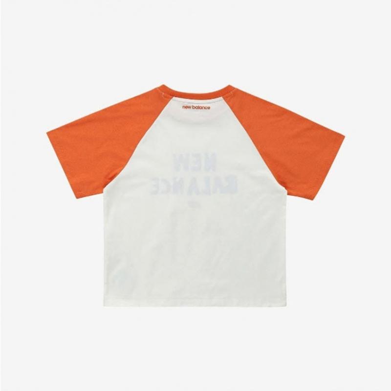 New Balance Kids Raglan ShorT Sleeve T shirT Nk9ee2502u 80 ShorT Sleeve Tee
