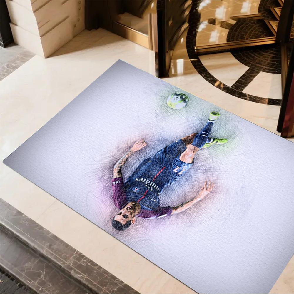 Paris Saint-germain Celebration Floor Rug Office Rug Design for Kitchen Study room Balcony Dining Room Anti-slip Rug Anime Office Decor