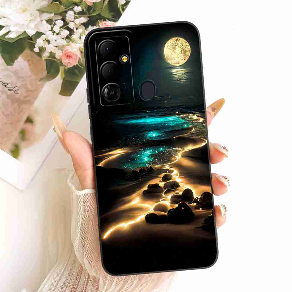 For Tecno Pop 6 Go BE6j Case Simple Style Silicone Shockproof Back Cover Coque For Tecno Pop6 Go POP 6 GO Phone Bumper Shell