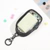 Clear PVC Miniature Doll Storage Bag Transparent Figure Display Bag with Keyring For Travel And Shopping Trips