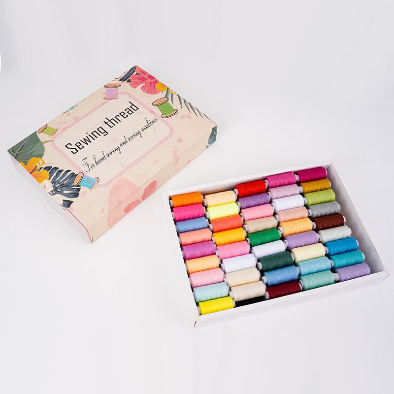 88 colors small roll household 402 sewing machine small thread handmade sewing thread needle and thread set accessories polyester sewing thread