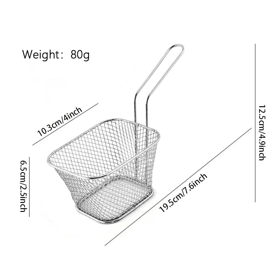Snack Korb Frittierter Hähnchen Korb Mini Pommes Frites Korb Kreativer Pommes Frites Korb Frittierkorb Snack Frittiernetz Korb