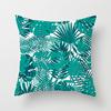 Ins Plant Flower Peach Skin Fleece Pillow Cover Sofa Car Pillow Cushion Cover Lunch Home Furnishing