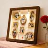 DIY Mini Photo Frame Box Lighted Memory Display Case Personalized Family Museum Silhouette Frame Kit