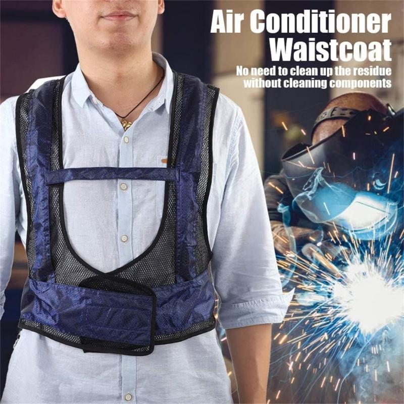 Gilet Raffreddante Resistente al Calore 652F Con Tubo a Vortice Condizionatore d'Aria per Cantieri Ambienti Caldi all'Aperto