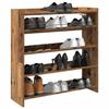 VidaXL Shoe Rack Old Wood 80x25x81 Cm Engineered Wood, Shoe Storage, Storage Cabinet of 859912
