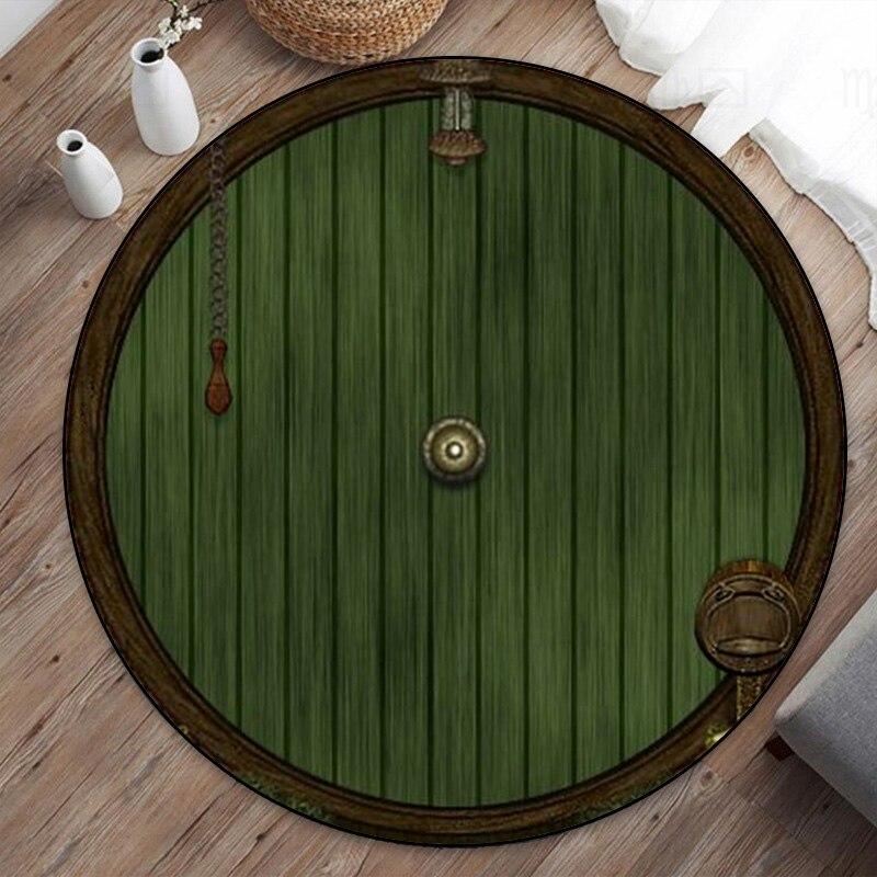 

Милий карлик Круглий килимок Будинок хоббіта Килимок для дверей у приміщенні Килимок Круглий килимок Привітальний килимок Спальня Вітальня 100cm