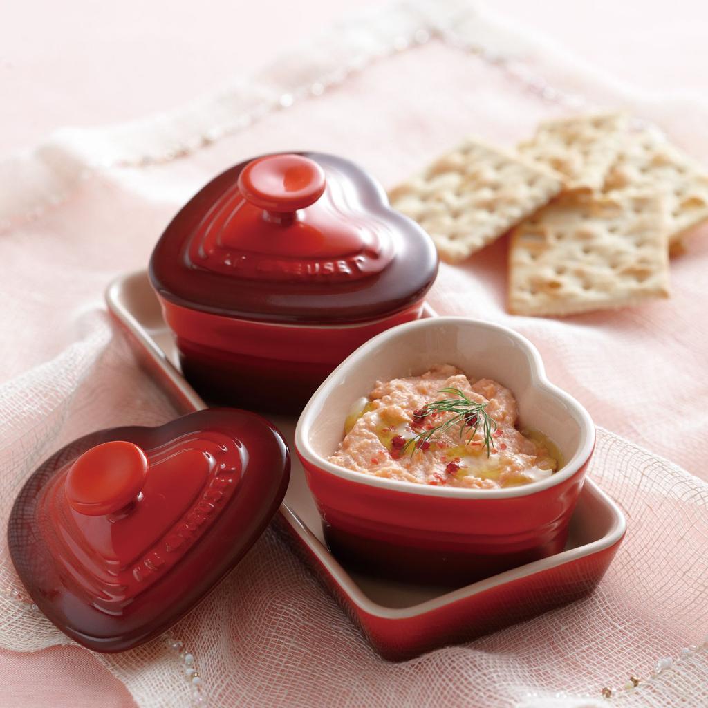 LE CREUSET Petite Cocotte Set, Kirschrot