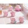6Pcs Cartoon Bathing Pig Resin Miniature Figurines For DIY Enthusiasts Desktop Display Car Dashboard Decorative Ornaments