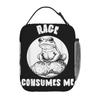 Rage Is Consuming Me Funny Cat Kitten Meme Humor Lunch Bag Casual Lunch Box Portable Insulated Thermal Lunch Bags Cooler Bag