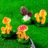 4 PCS Micro landscape DIY mushroom decoration set