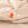 Carnelian Stone 925 Silver Statement Mother Gift Eternity Birthday Ring Jewelry RR-28-27