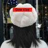 Protection From Cold Plush Thick Warm Hat Imitation Mink Winter All-match Hat Women Beret