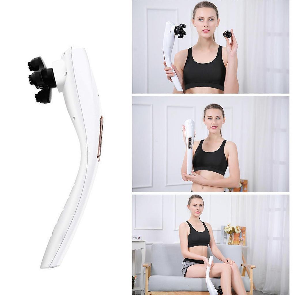 Deep Tissue Massager Handheld Electric Muscle Relief for Neck Back Pain - Portable Massage Gun for Sore Muscles