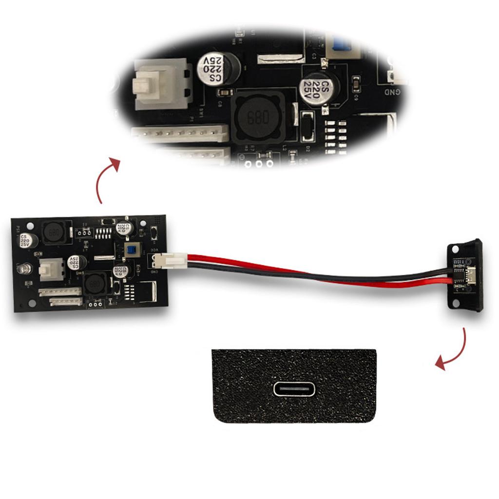 Replacement Power Supply Board for Playstation 1 Gaming Accessories Connector Replacement Power Board Reduces Internal Heat