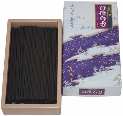 Kunjudo Incense Sticks, Sandalwood White Snow, Medium Rose #570