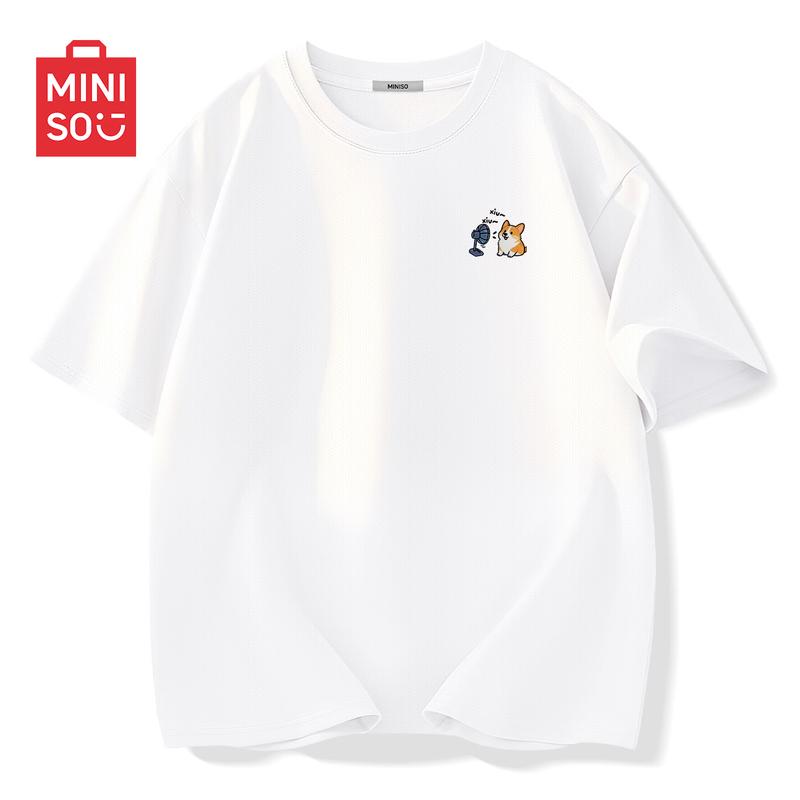 MINISO Men s Ice Silk Short Sleeve T-Shirt L