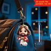 Cartoon cute child prayer 2D acrylic flat pendant ornament Easter Halloween Christmas pendant