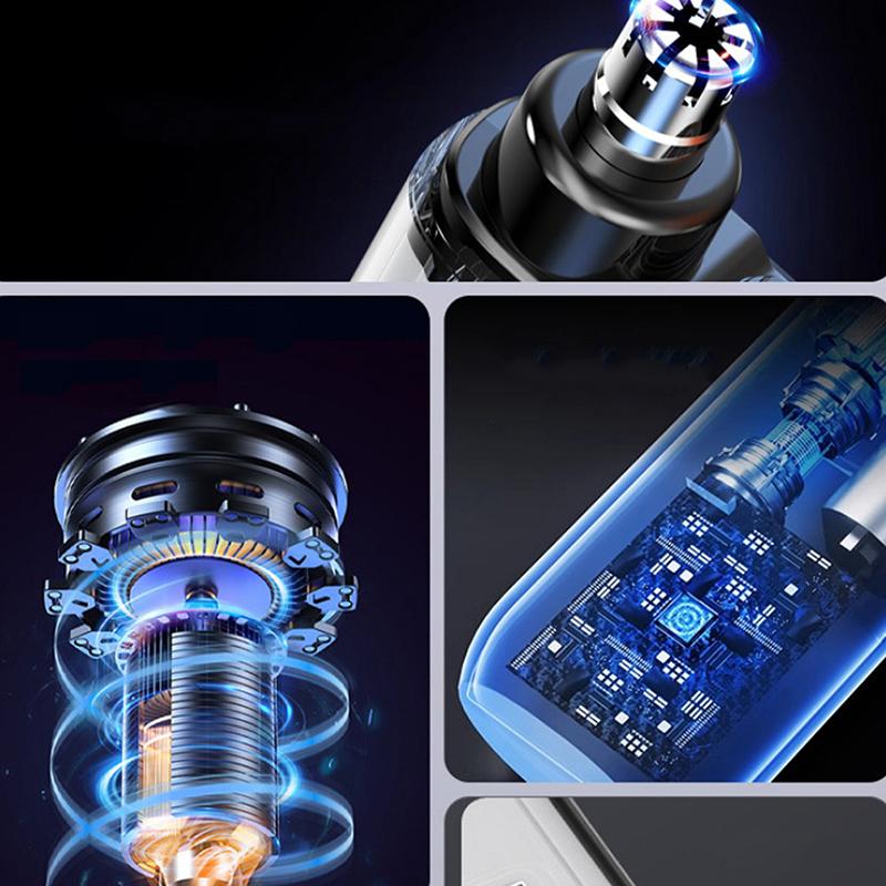 Portable Electric Nose Hair Trimmer Usb Charging Nose Ears Hair Eyebrow Trimmer For Men Rechargeable Painless Setelectric Hair T