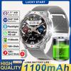 2025 New 1.7-inch Smart Watch Men 1100mAh High-Capacity Battery LED Torch & Compass 3ATM & IP68 Bluetooth Call Sports Smartwatch