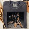 German Shorthaired Pointer Coffee Shirt, Funny GSP Dog Tee, Iced Coffee Dog Lover T-Shirt, Comfort Colors Pet Owner Gift, Meme Shirt