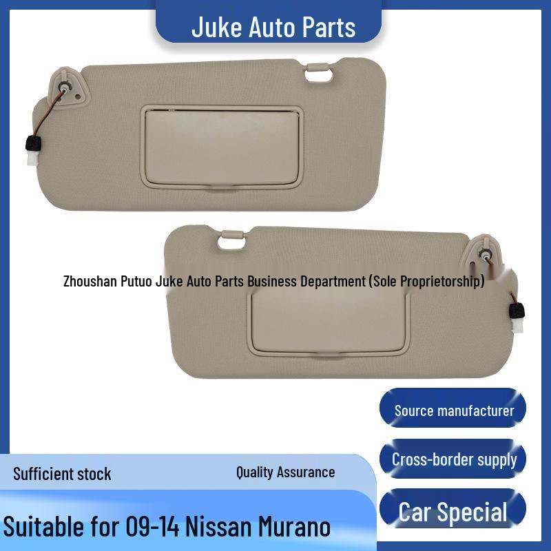 Beige Right Sun Visor for 2009-2014 Nissan Murano (96401-1AA1B) beige