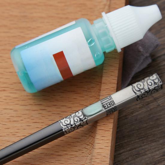 1 Paar Essstäbchen in Lebensmittelqualität Rutschfest 304 Edelstahl Geruchlos Kochstäbchen