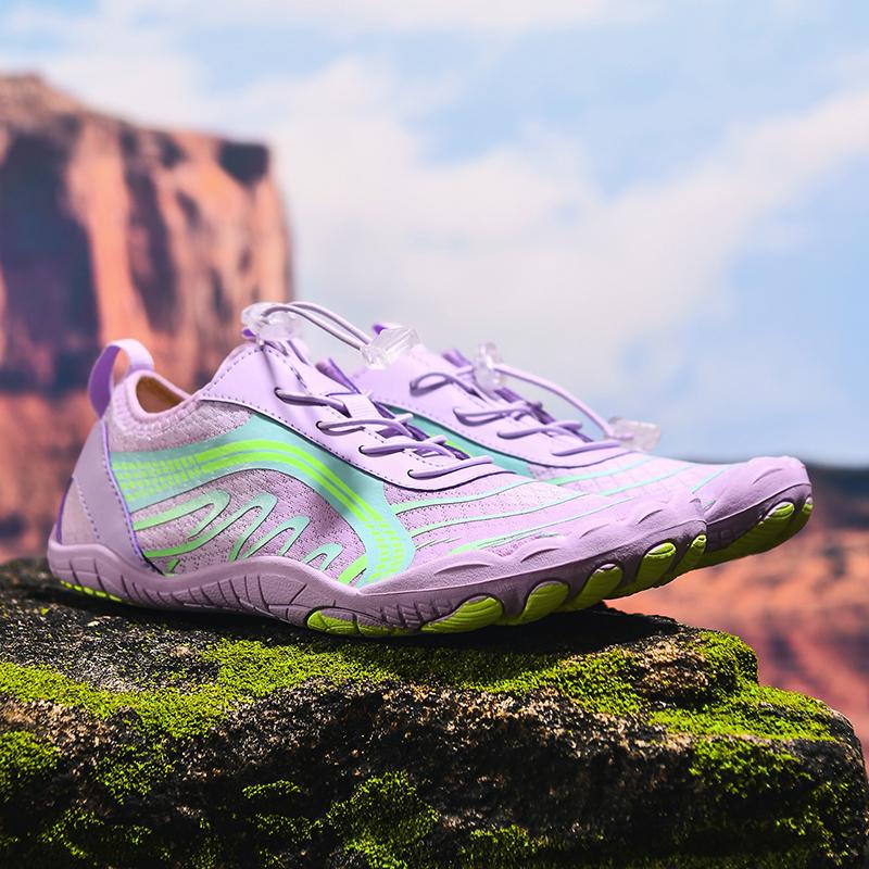 Summer Aqua Shoes Outdoor Hiking Wading Water Shoes For Men Women Breathable Light-Wight Portable Barefoot Sneakers Gym Shoes