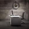 Analog Wall Clock for Home & Office | Big Size Stylish Latest Home Decor | (40 X 40 CM) | Black Color (Battery Included)