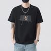 Spring and Summer Short-sleeved Men's Printed and Embroidered Pattern for Youth Round Neck T-shirt Men's Casual Korean Version