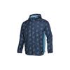 Men's Logo Print Hooded Jacket Blue GP1826