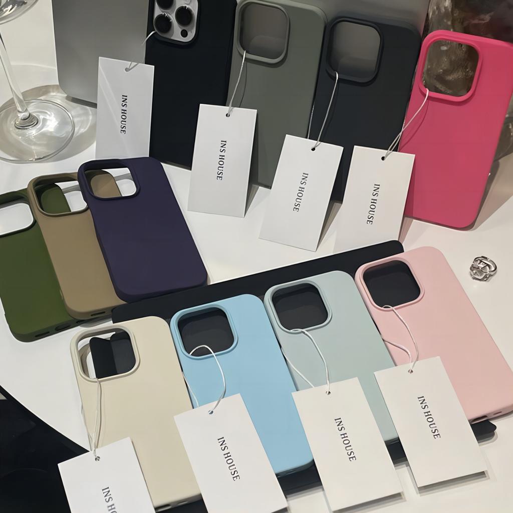 Soft Ultrathin Candy Color Matte Phone Case For iPhone 11 12 13 14 15 16 Pro Max 14 Plus Silicone Shockproof Bumper Back Cover