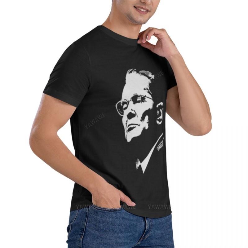 Men T-shirt JOSIP BROZ TITO - 2 Relaxed Fit T-Shirt Black T Shirts Tees Mens Clothes Summer Male Tee-shirt