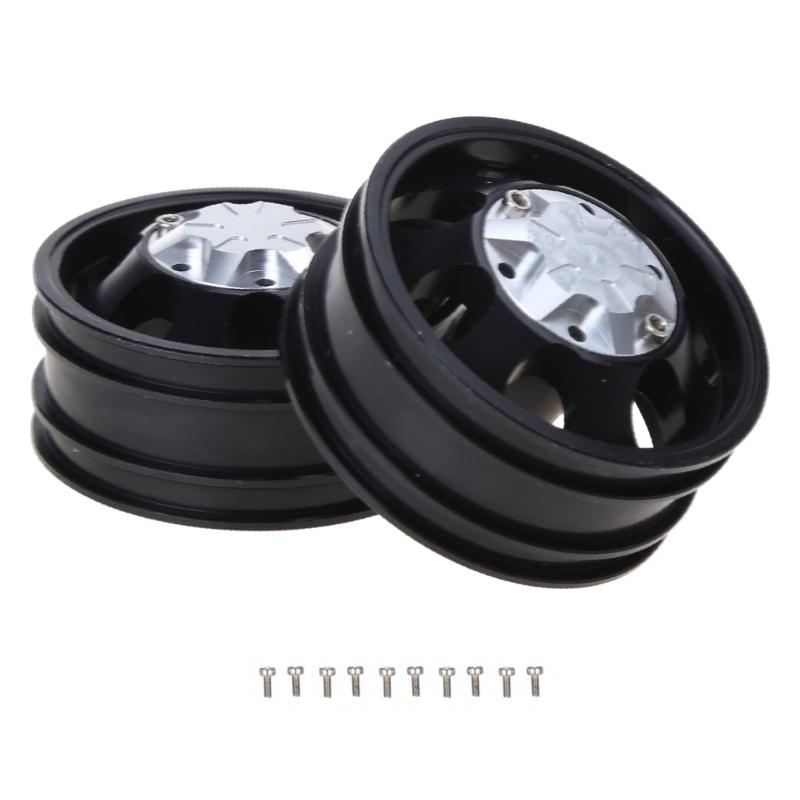 

1Набір/2Штуки RC Передня п ята для Диска Алюмінієвий Сплав Beadlock п ята Втулка Важконавантажений Підшипник Запчастина для 1:14 Tamiya ac чорний