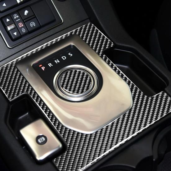 

Наклейки на панель передач, черный, устойчивый к царапинам, водостойкий чехол из углеродного волокна для автомобильной панели для