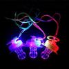 Light Up Pacifier LED Rave Party Glow Glowing Whistle Flashing Lanyard Blinking