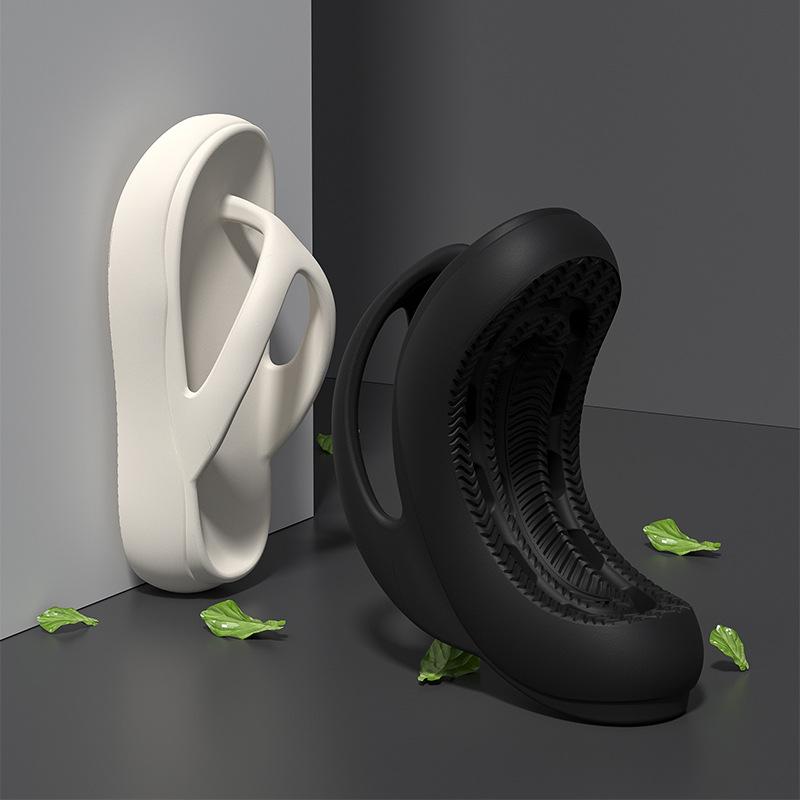 Coole Hausschuhe Damen tragen dicke Sohle Zuhause drinnen rutschfest geruchsfreie Füße Zuhause Sommer Badezimmer Herren