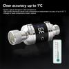 SXH 1pc Water Temperature Tester Monitor LED Digital Display Shower Water Thermometer Bathroom ABS 5-85 High-precision
