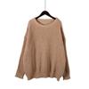 Autumn and Winter Women's Loose and Simple Sweater Round Neck Street Knitted Pullover Sweater for Women 3567 KTB