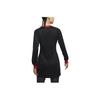 Jordan Casual Pullover Round Neck Long Sleeve Dress Women Dress Black DA1535-010