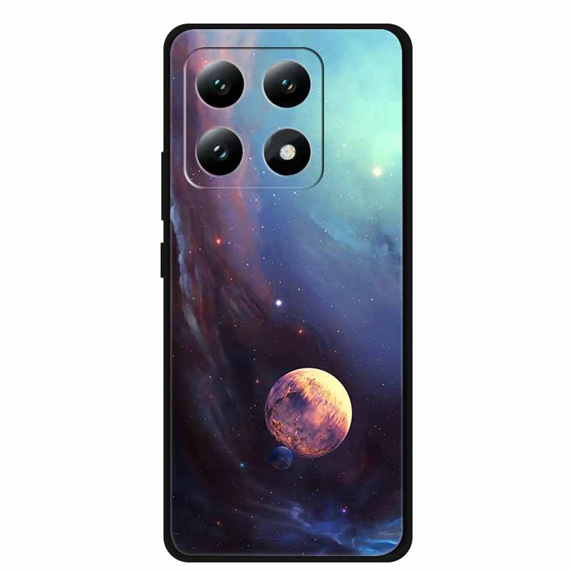 For Xiaomi 15T 5G Case Colorful Flowers Soft Silicone TPU Back Case For Xiaomi 15T Pro 5G Capa Boho Colorida Anti-Scratch Cover