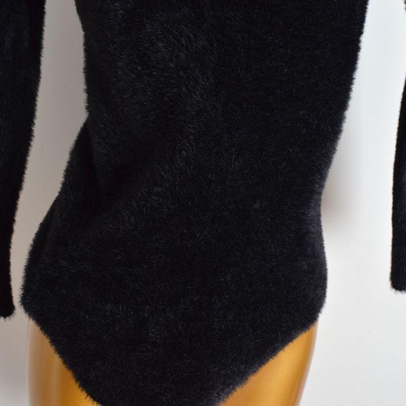 Fall and Winter New Arrival Anti-Mink Velvet Round Neck Long Sleeves Bottoming Shirt Sweaters Women's Clothing Silm Slimming Sweater Inner Wear Blouse