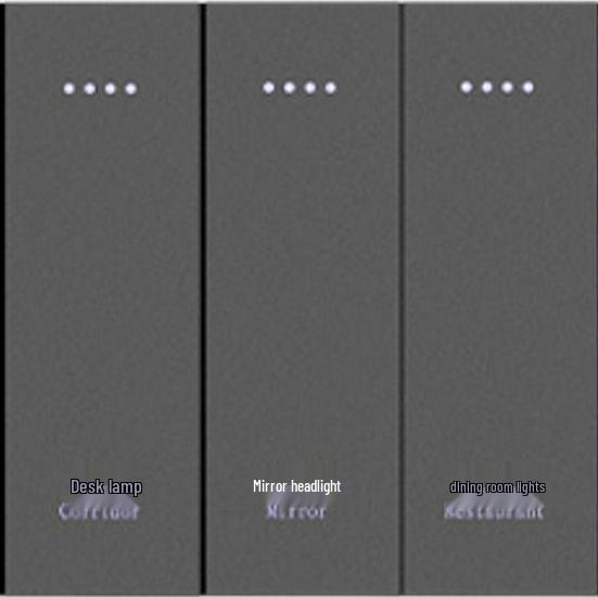 

Smart Zigbee Tuya 3-Gang Switch with Alexa Voice Control and Glass Panel