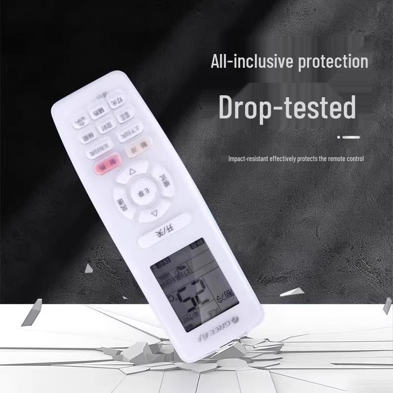 Set of 3 Gree Air Conditioner Remote Covers, Universal Silicone Protection, Full Transparent Coverage. Newcomers Get ¥5 Off!
